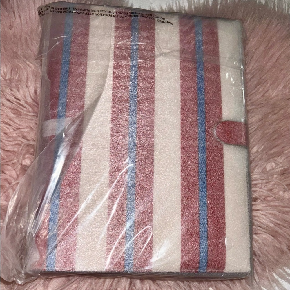 NEW Coach Coated Canvas Chalk Multi Stripe Notebook Journal Diary Agenda - Picture 5 of 15